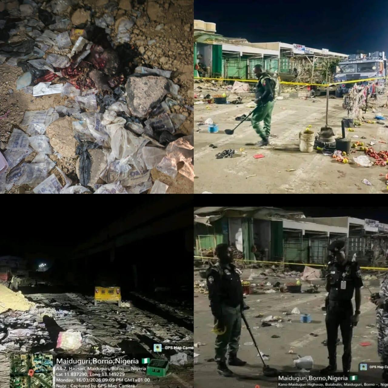 Zulum Condemns Maiduguri Blasts as Death Toll Hits 23, 108 Injured