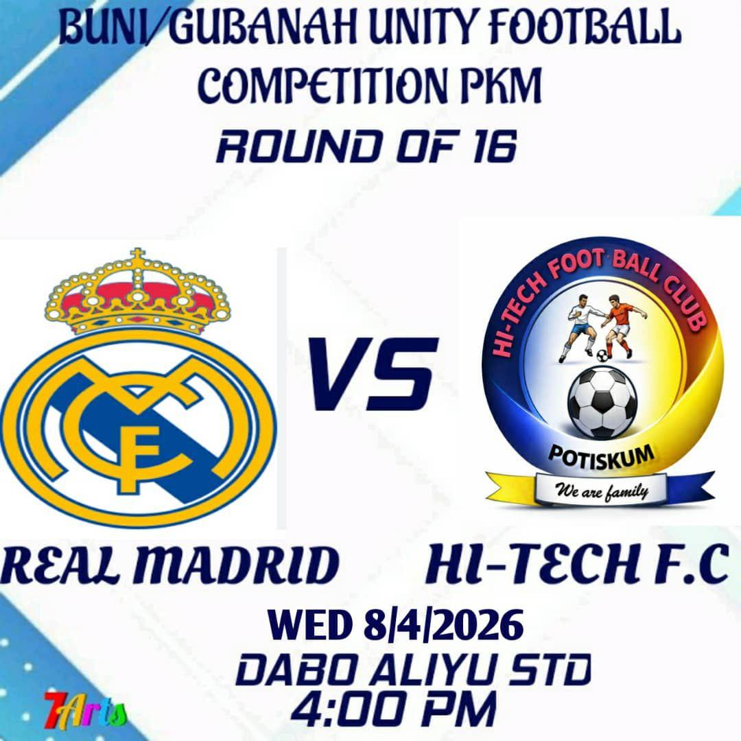 Real Madrid Ta Doke Hi-Tech FC a Bugun Fanareti Mai Cike da Tashin Hankali