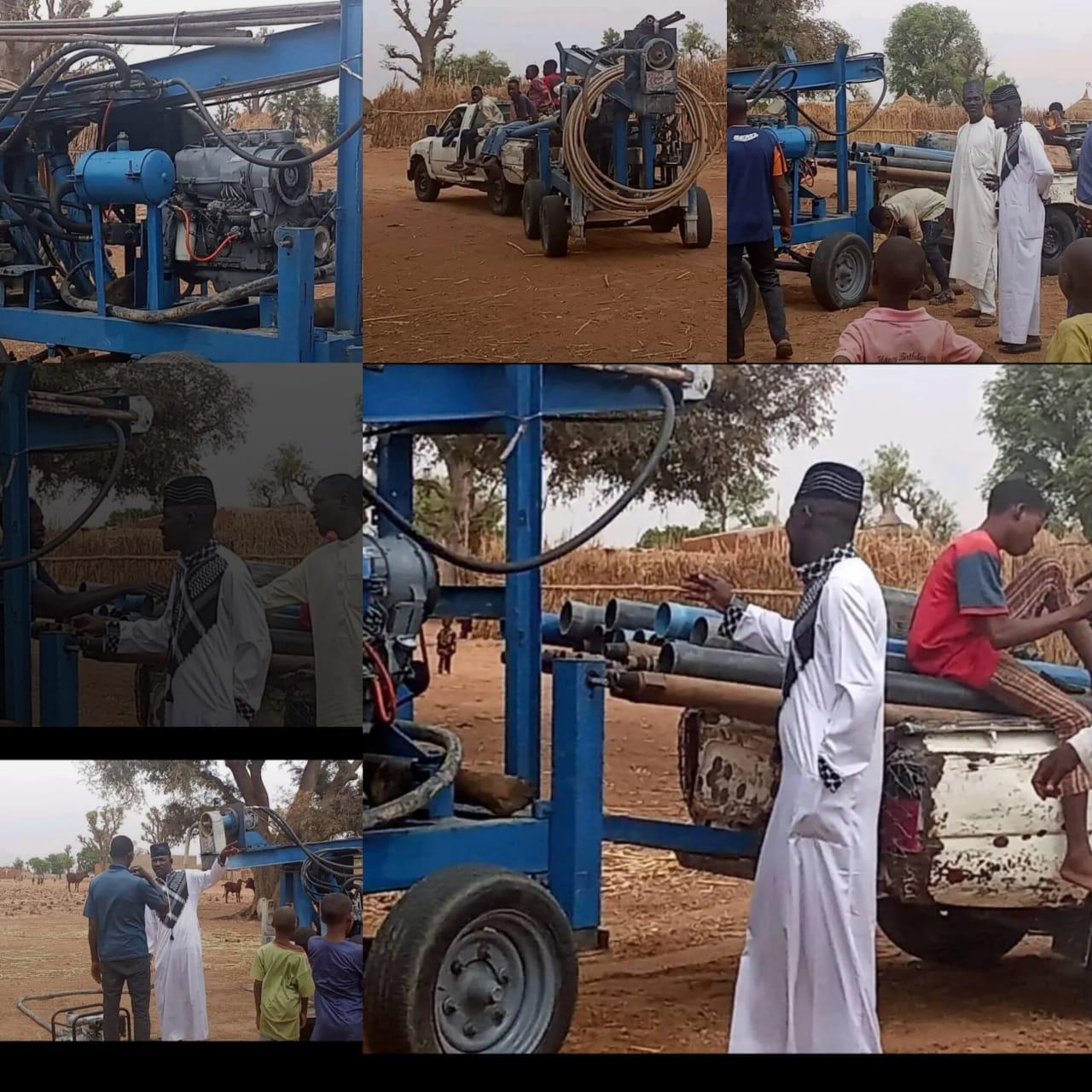 HON. AHMED ADAMU BBK FLAGS OFF BOREHOLE PROJECT IN POTISKUM