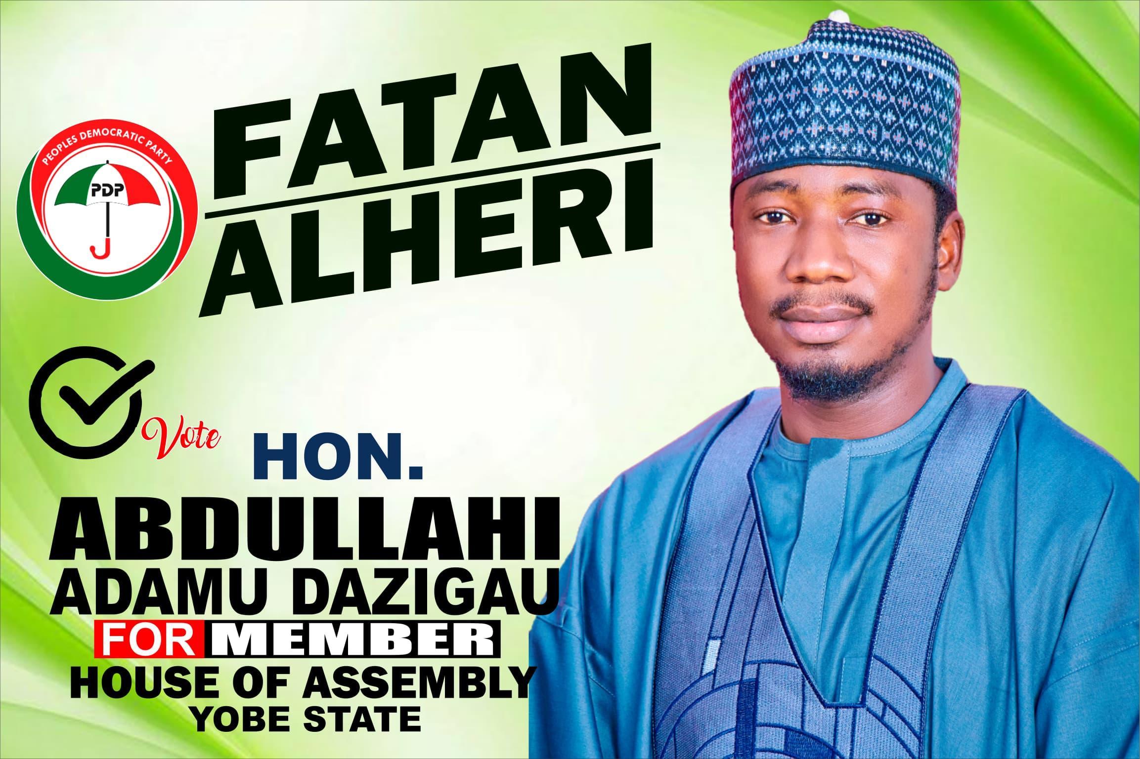 Yobe 2027: Abdullahi Adamu Dazigau Declares Bid for Nangere State Assembly Seat